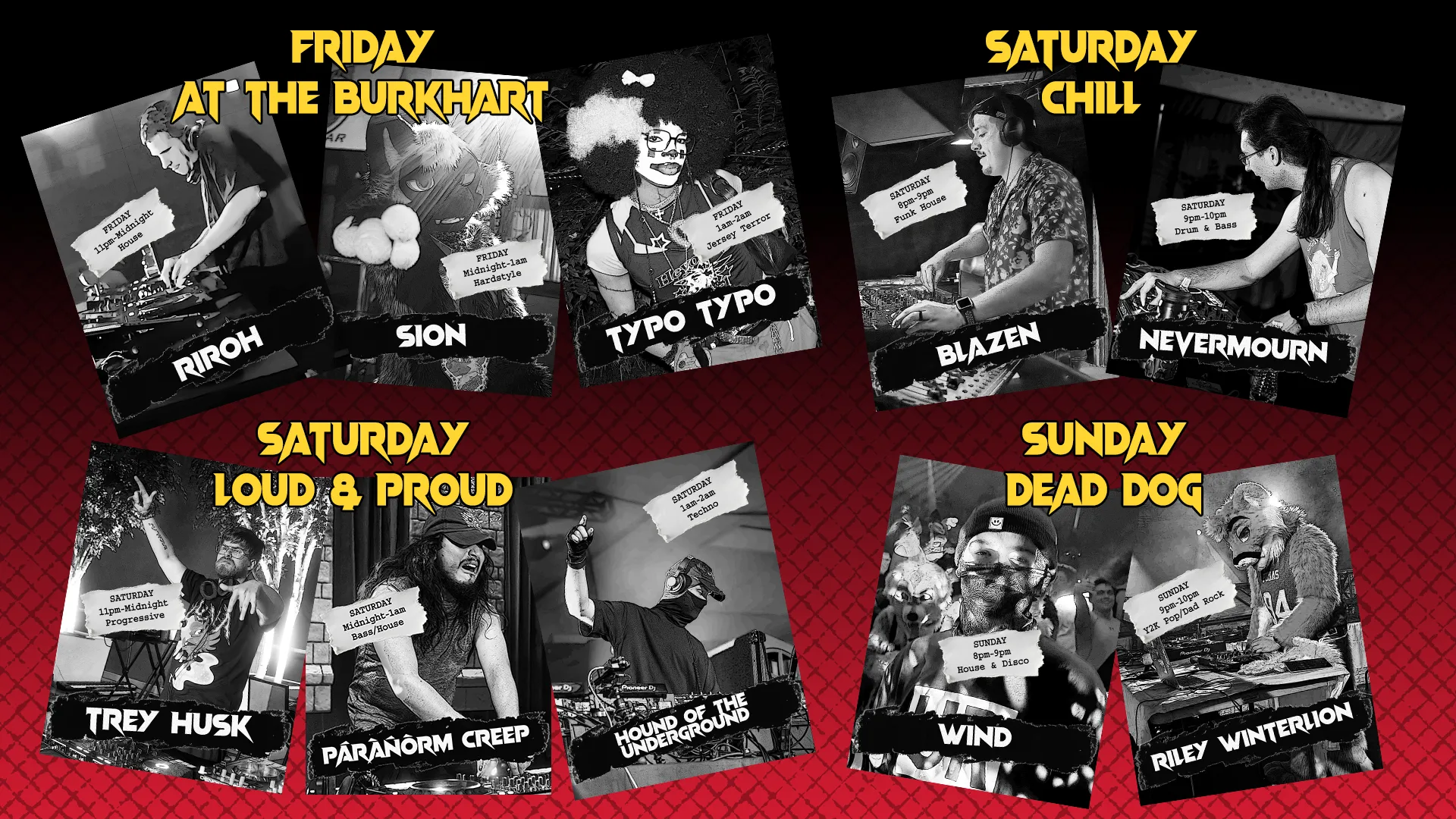 DJ Lineup for AnthrOhio 2026