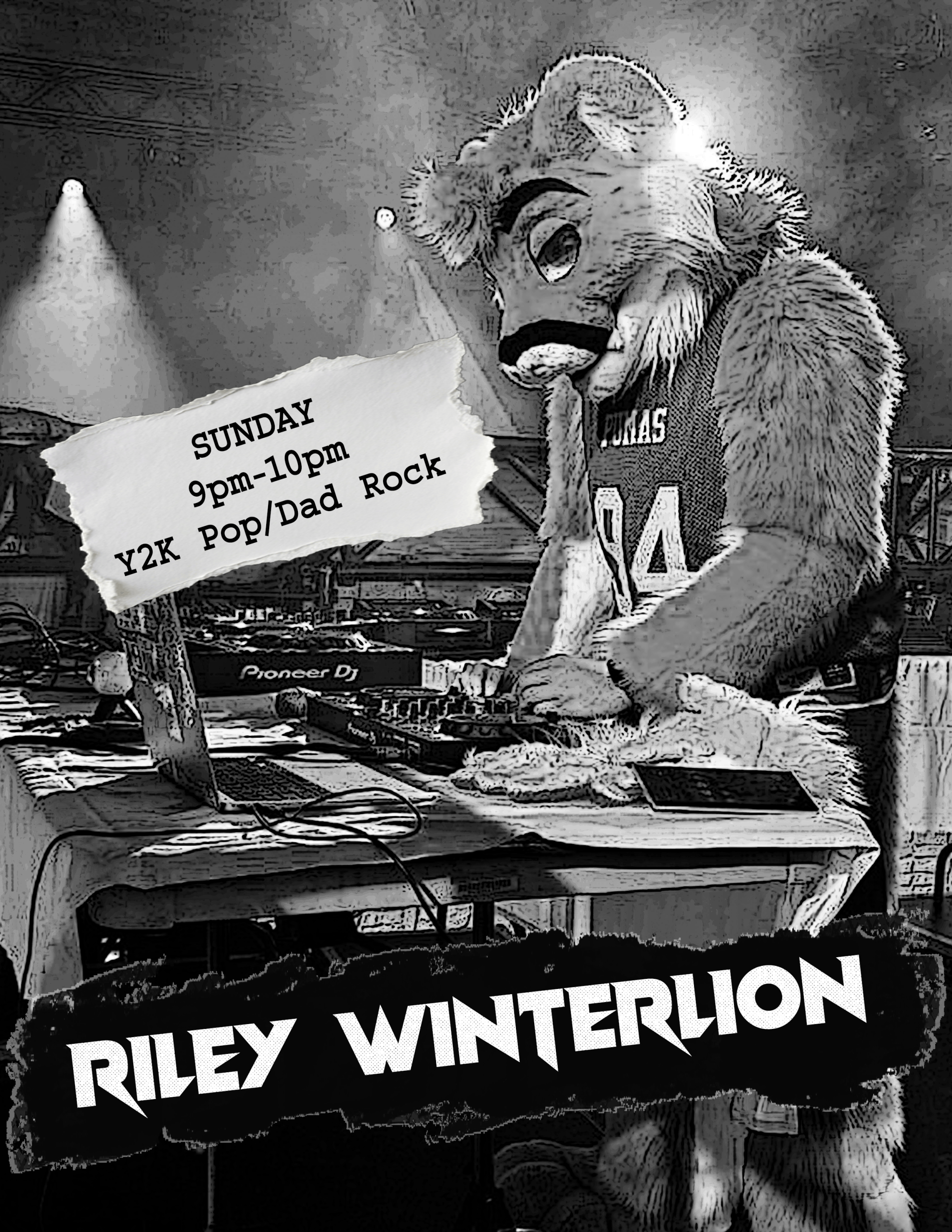 Riley Winterlion, Y2K Pop/Dad Rock, 9pm to 10pm